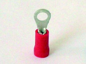 RV Ring Terminals - Red, Wire Size 0.5-1.5, Stud Size 4.2